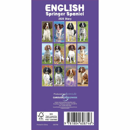 CarouselCalendars MILK Friendship Slim Agenda 2026