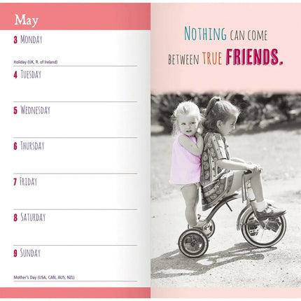 CarouselCalendars MILK Friendship Slim Agenda 2027