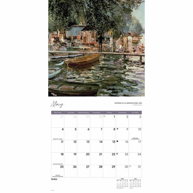 CarouselCalendars Monet Kalender 2026