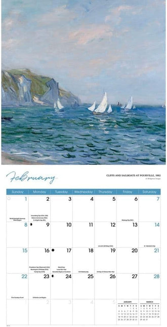 CarouselCalendars Monet Kalender 2026