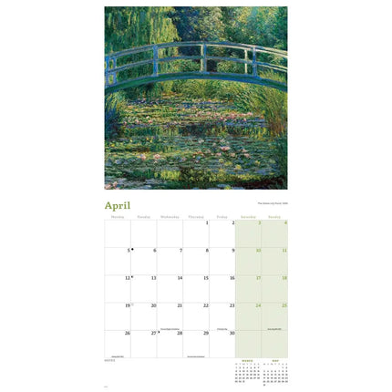 CarouselCalendars Monet Kalender 2027