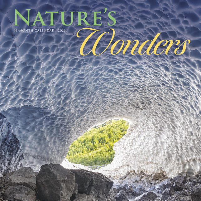 CarouselCalendars Natuur Wonderen Kalender 2026