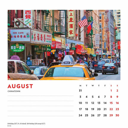 CarouselCalendars New York Deskkalender 2026