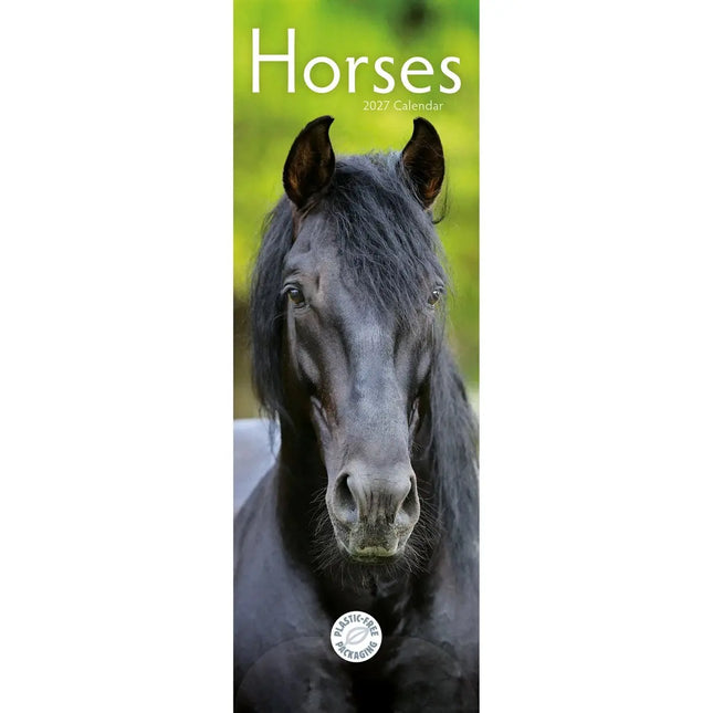 CarouselCalendars Paarden Kalender 2026 Slimline