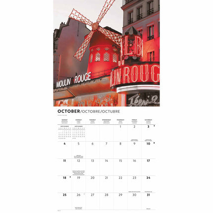 CarouselCalendars Parijs Luxe Kalender 2026