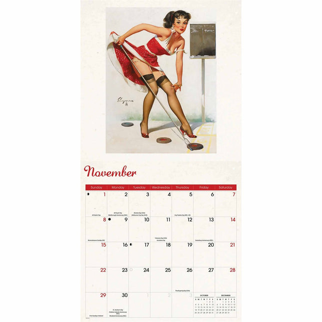CarouselCalendars Pin Up Girls Kalender 2026