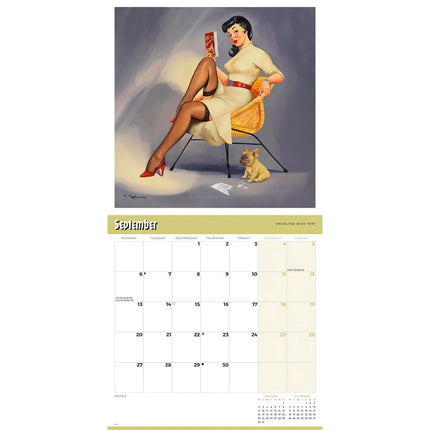 CarouselCalendars Pin-Ups Dames Kalender 2027