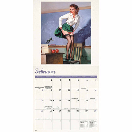 CarouselCalendars Pin Ups Girls Mini Kalender 2026
