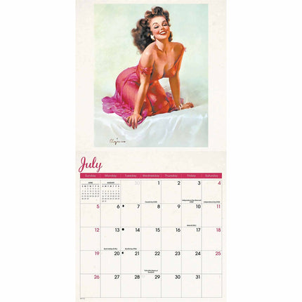 CarouselCalendars Pin Ups Girls Mini Kalender 2026