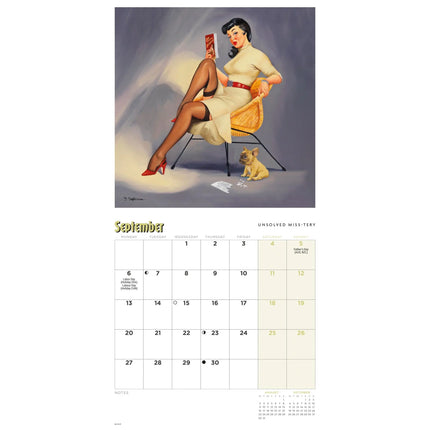 CarouselCalendars Pin Ups Mini Kalender 2026