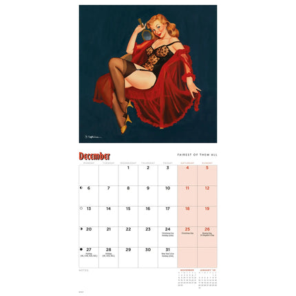 CarouselCalendars Pin Ups Mini Kalender 2026