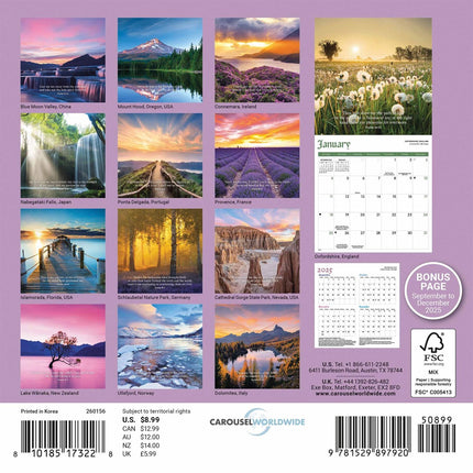 CarouselCalendars Psalms Kalender 2026 Mini