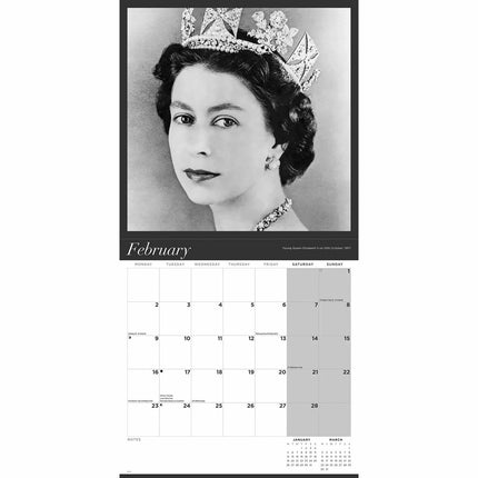CarouselCalendars Queen Elizabeth II Kalender 2026