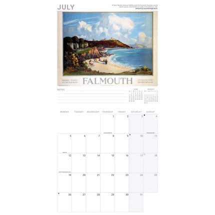 CarouselCalendars Railway Poster Art Kalender 2027