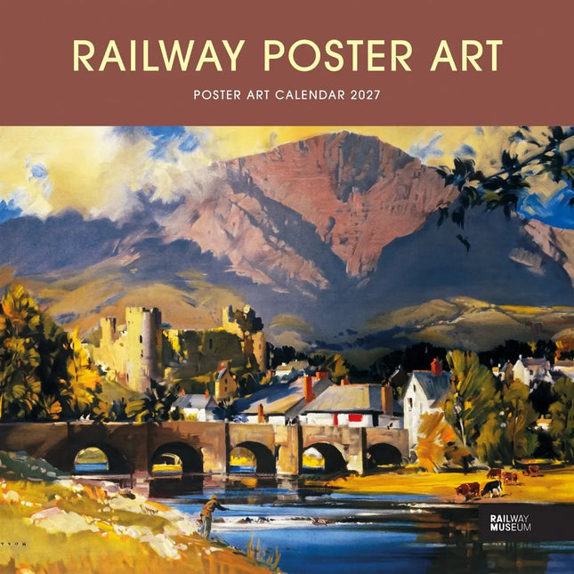 CarouselCalendars Railway Poster Art Kalender 2027