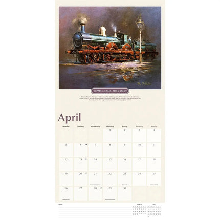 CarouselCalendars Romance of Steam Kalender 2027