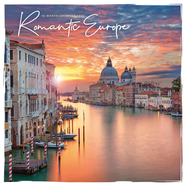 CarouselCalendars Romantisch Europa Kalender 2026