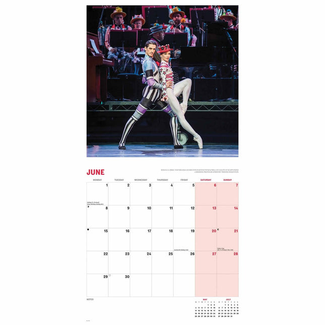 CarouselCalendars Royal Ballet Kalender 2026