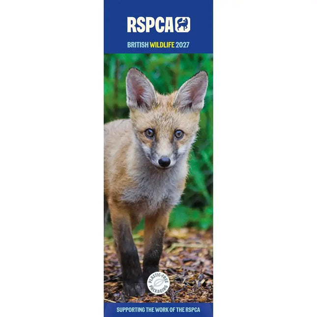 CarouselCalendars RSPCA, Britse Wildlife Slim Kalender 2027