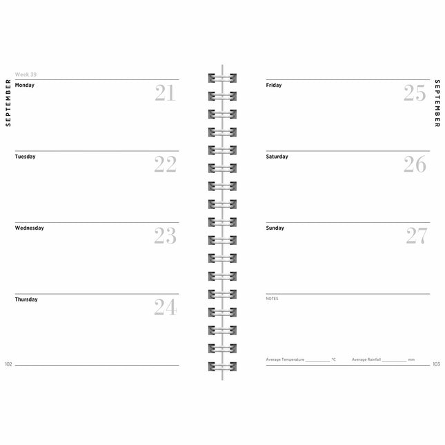 CarouselCalendars Sarah Raven Agenda 2026