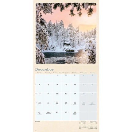CarouselCalendars Scenic Woodland Kalender 2027