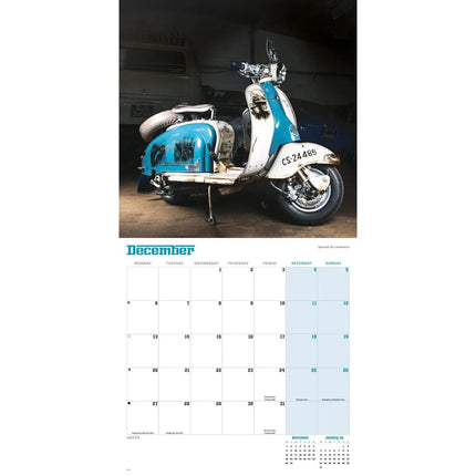 CarouselCalendars Scooters Kalender 2027