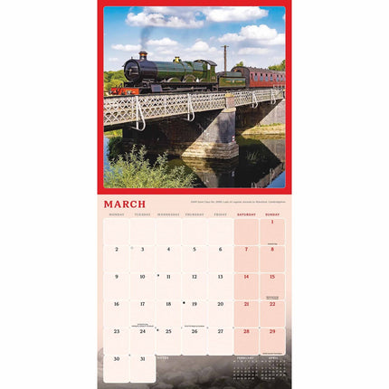 CarouselCalendars Steam Railways Kalender 2026