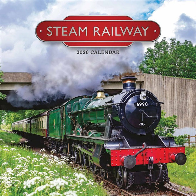 CarouselCalendars Steam Railways Kalender 2026
