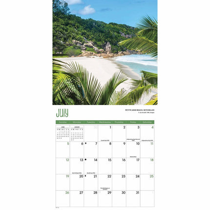 CarouselCalendars Stranden Mini Kalender 2026