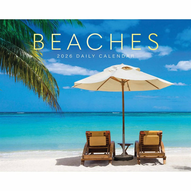 CarouselCalendars Stranden Scheurkalender 2026 Boxed