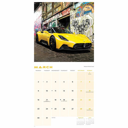 CarouselCalendars Supercars Kalender 2026