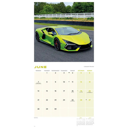 CarouselCalendars Supercars Kalender 2027