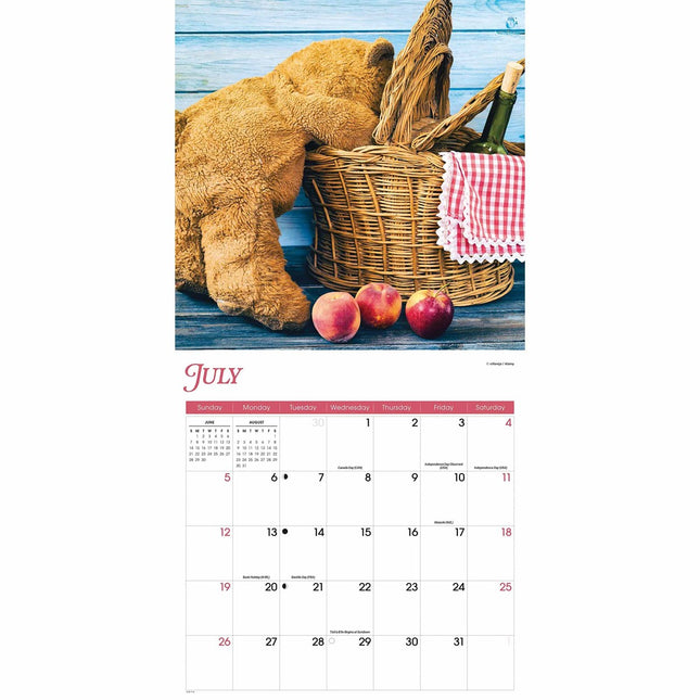 CarouselCalendars Teddyberen Kalender 2026