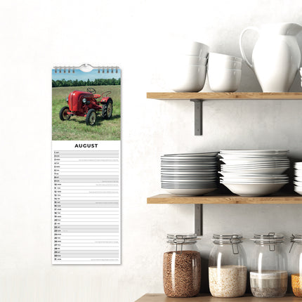 CarouselCalendars Tractors Slimline Kalender 2026