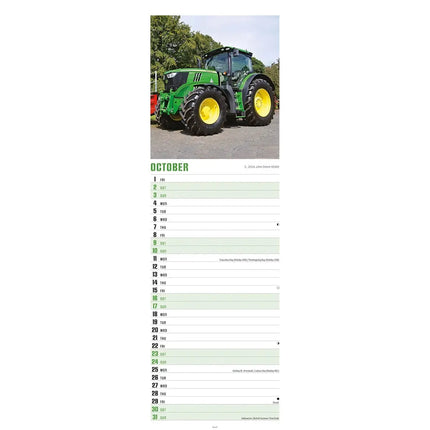 CarouselCalendars Tractors Slimline Kalender 2027