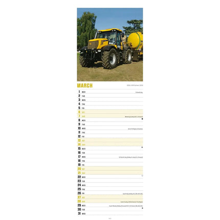 CarouselCalendars Tractors Slimline Kalender 2027