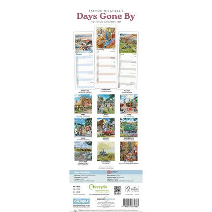 CarouselCalendars Trevor Mitchell, Days Gone By Kalender 2027 Slimline