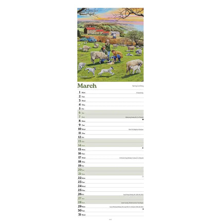CarouselCalendars Trevor Mitchell, Days Gone By Kalender 2027 Slimline