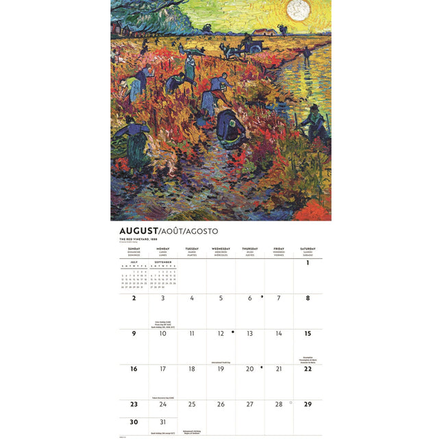 CarouselCalendars van Gogh Kalender 2026
