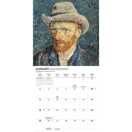 CarouselCalendars van Gogh Kalender 2026