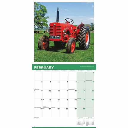 CarouselCalendars Vintage Tractors Kalender 2026