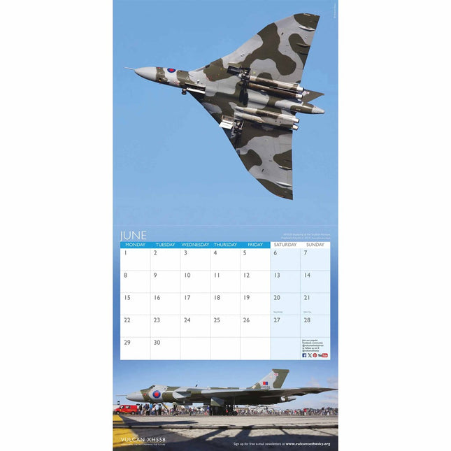 CarouselCalendars Vulcan XH558 Kalender 2026