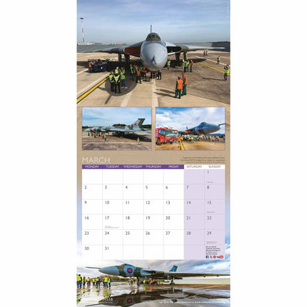 CarouselCalendars Vulcan XH558 Kalender 2026