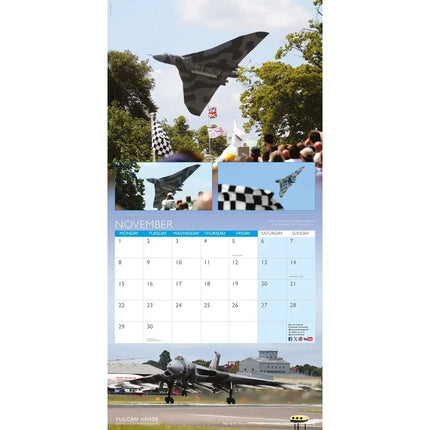 CarouselCalendars Vulcan XH558 Kalender 2027