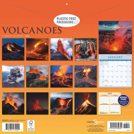 CarouselCalendars Vulkaan Kalender 2026