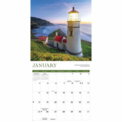 CarouselCalendars Vuurtoren Kalender 2026