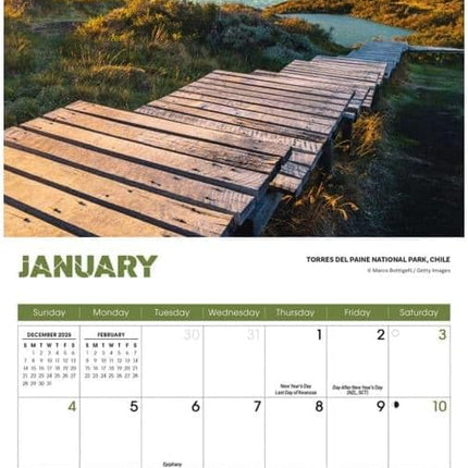 CarouselCalendars Wandelpaden Mini Kalender 2026
