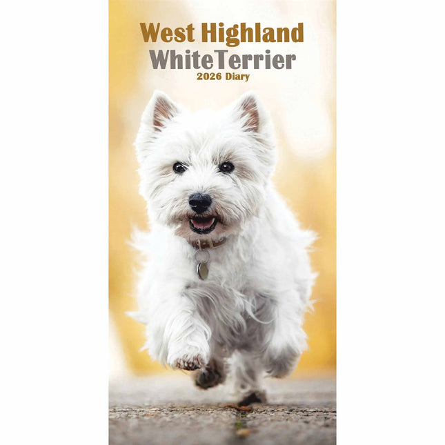 CarouselCalendars West Highland White Terrier Slim Agenda 2026
