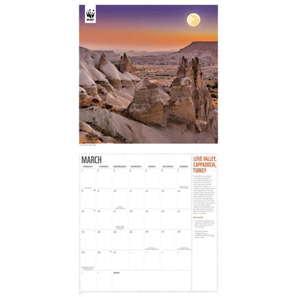 CarouselCalendars WWF Fragile Earth Kalender 2027