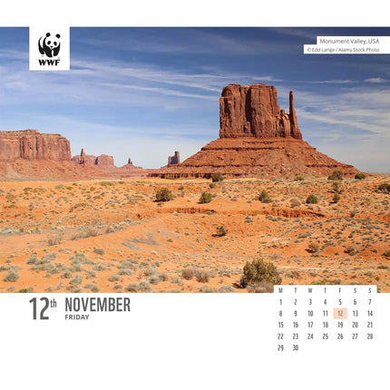 CarouselCalendars WWF Natural World Kalender 2027 Boxed